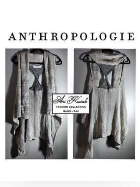 Anthropologie Sparrow Twist Back Vest